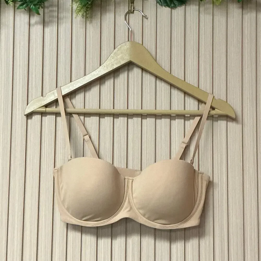 SKIMS Women’s Fits Everybody Strapless Bra in Clay Size 36C - Picture 2 of 7